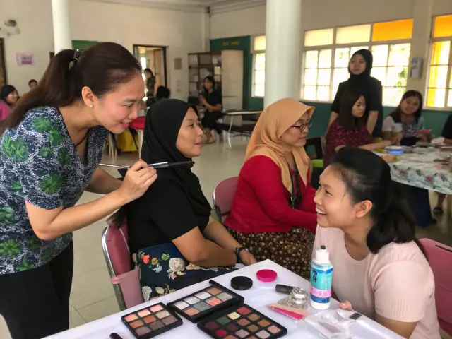 True K-Beauty Sharing, Makeup Education Field with Marriage Immigrant Women
