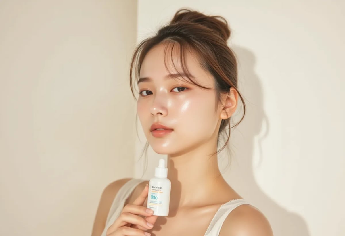 Perfect Tone-up and UV Protection, YURICO5 Sunscreen Effect