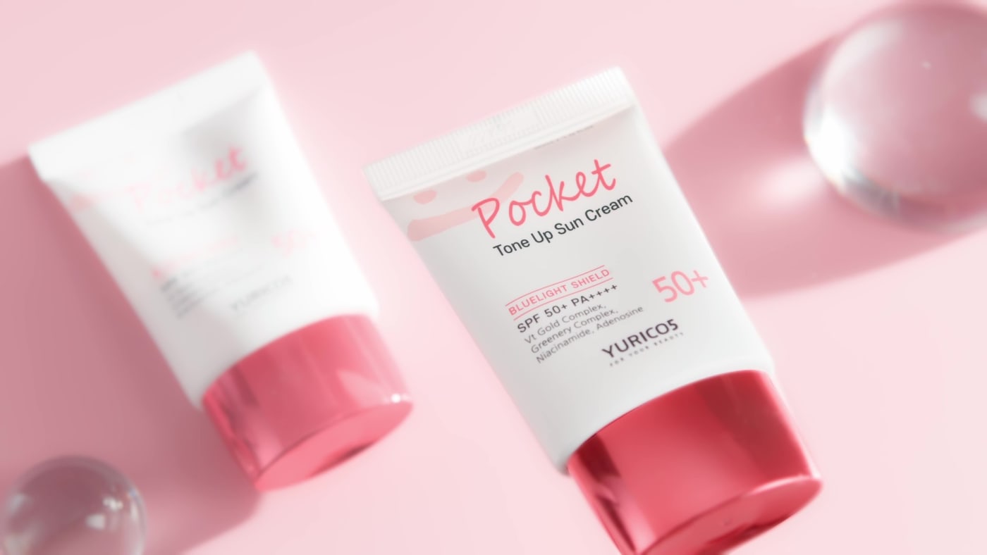 YURICO5 Pocket Tone-Up Sunscreen – Refreshingly Functional with Triple Effects for Bright Skin Every Day