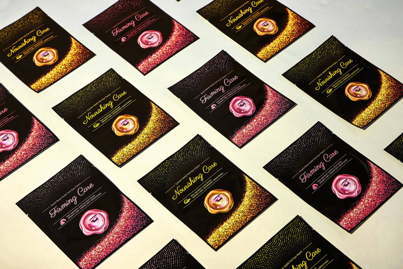 Triple-Layer Sheet for Intensive Eye Area Firming-Whitening Care YURICO5 Gold Foil Eye Patch