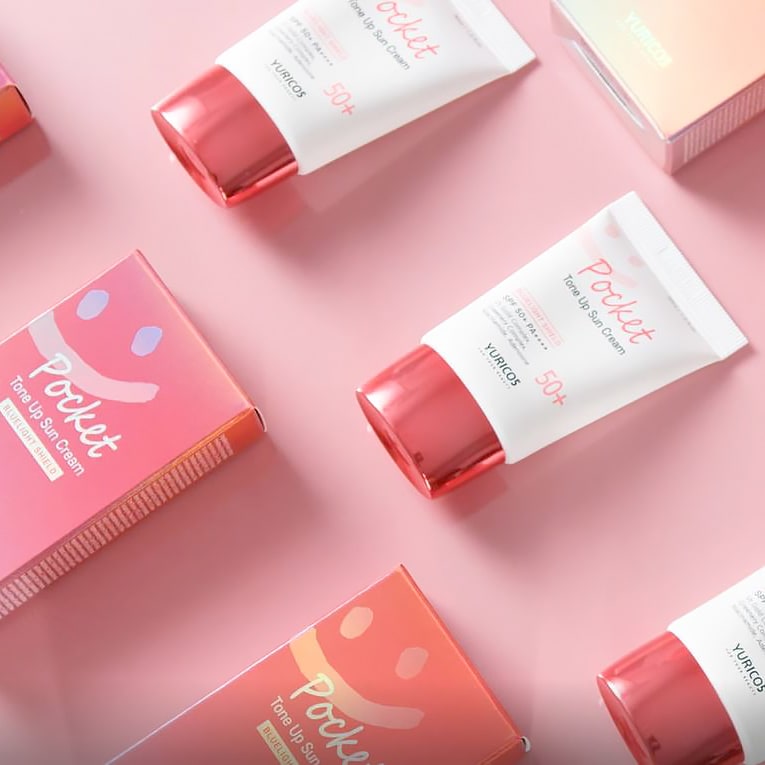 YURICO5 Pocket Tone-Up Sunscreen: Fresh Tone-Up with Triple Functionality for Comfortable Daily Use