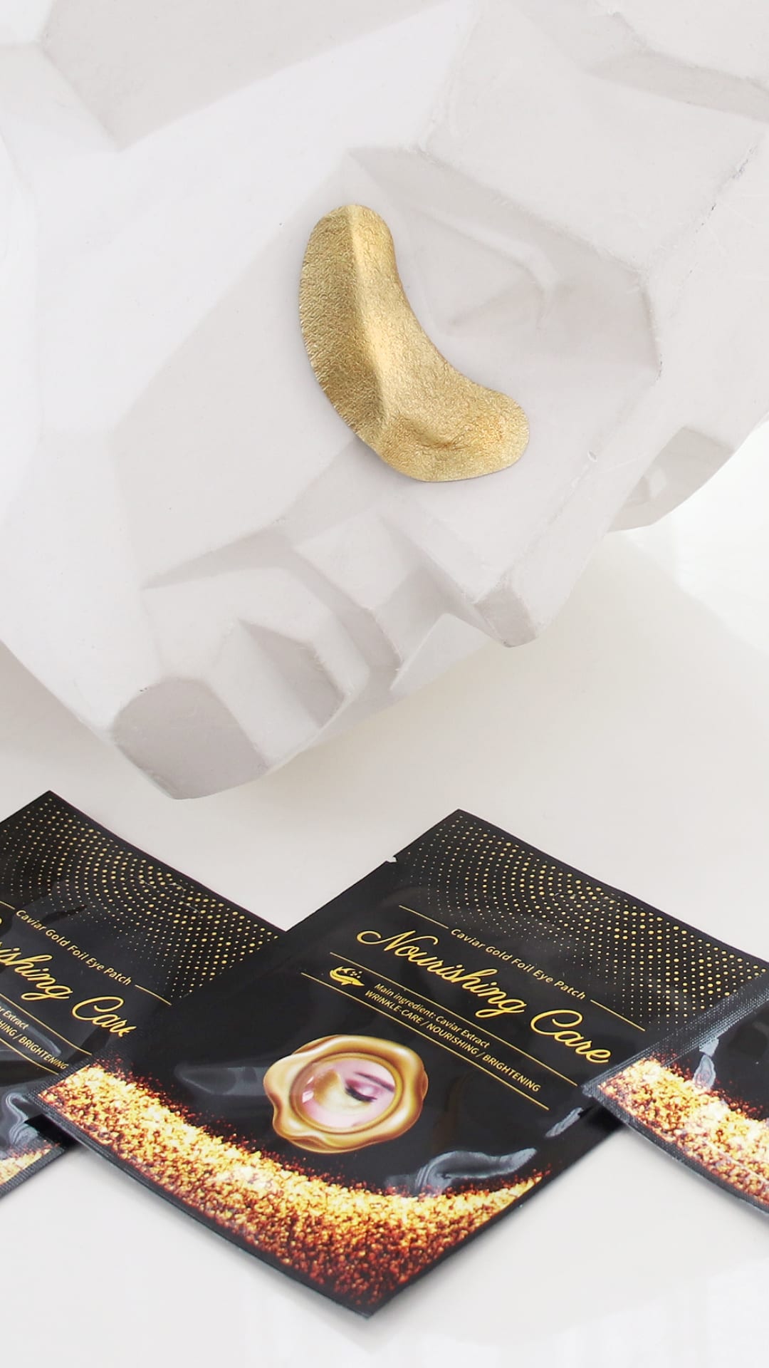 YURICO5 Gold Foil Eye Patch, Firmness and Brightening Care for the Eye Area