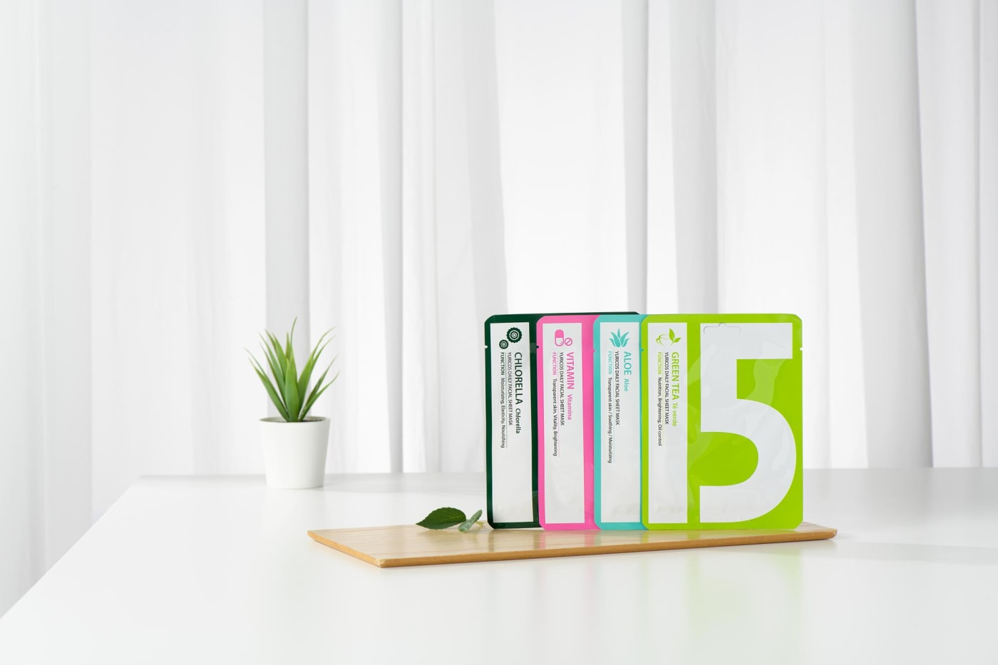 YURICO5 Daily 15 Types Mask Pack, Customized Moisturization-Soothing-Nutrition for Daily Changing Skin