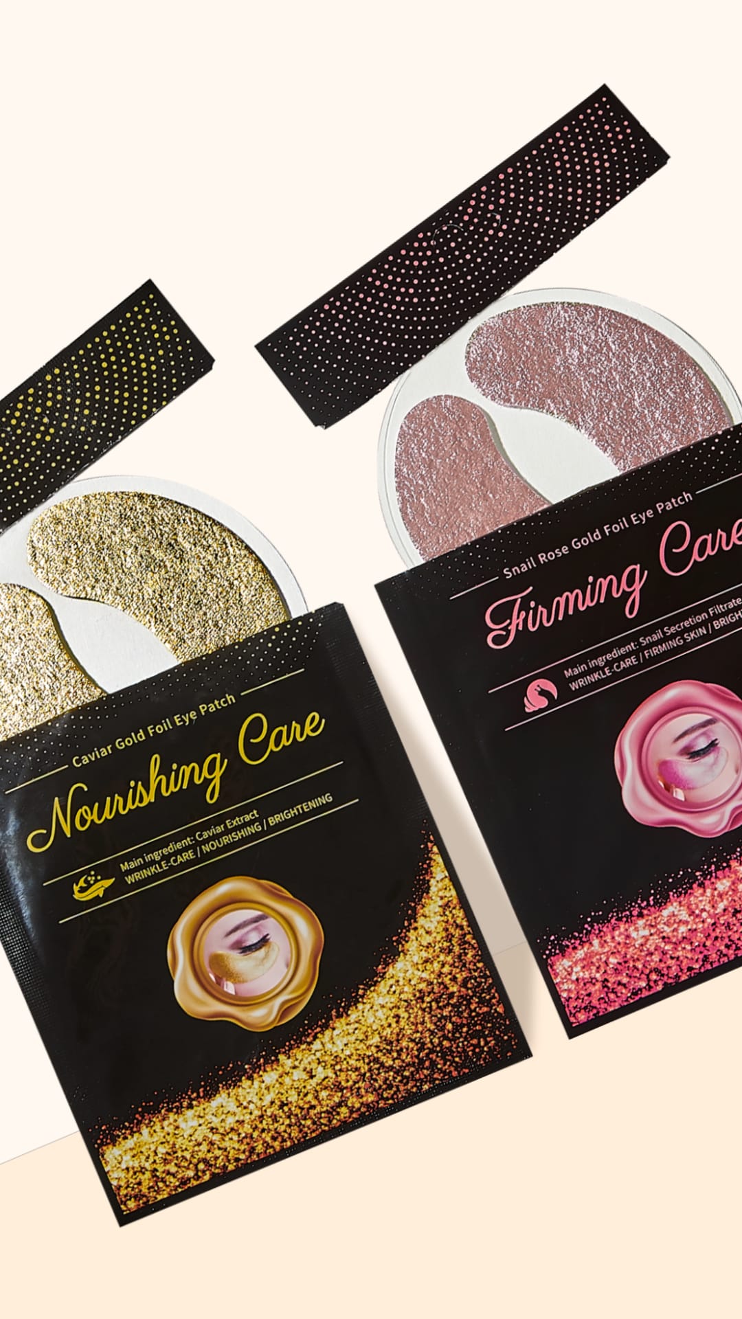 Applied Eye Cream vs Gold Foil Eye Patches, Why Absorption Around the Eyes Differs